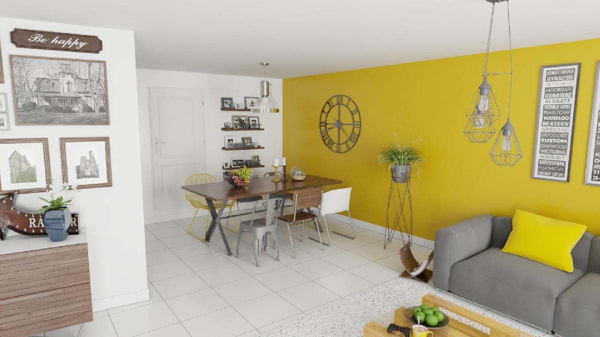 Maison de ville avec jardin – 3 ch – La Montagne