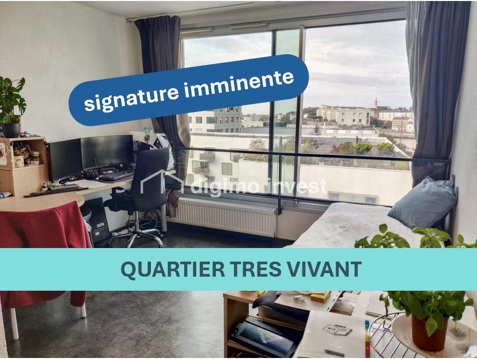Studio meublé en résidence étudiante, Ile de Nantes