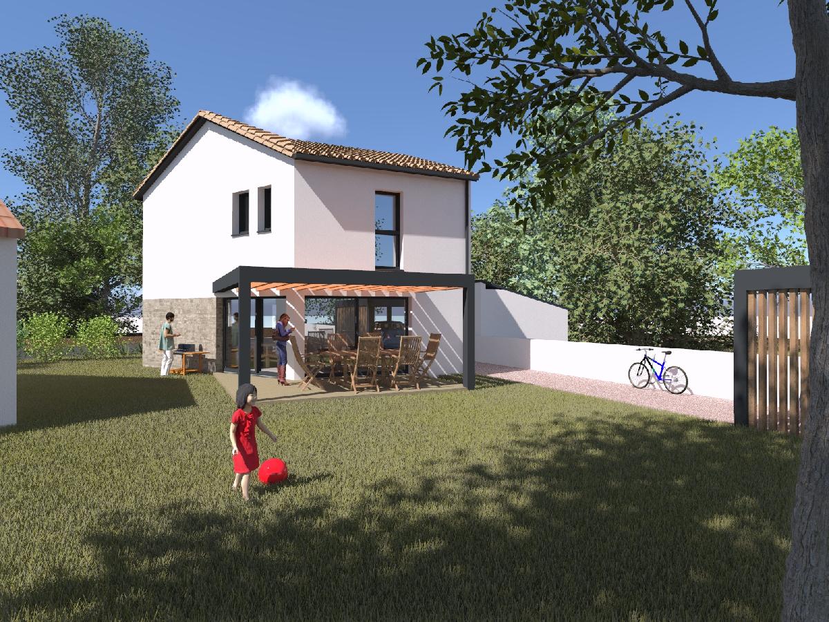 Projet clé en main à Bouaye : terrain + maison familiale