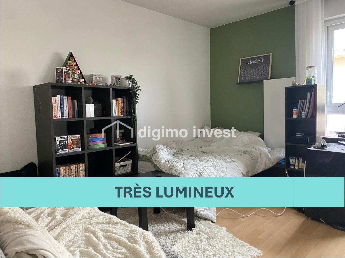 Studio lumineux &agrave; Nantes dans quartier &eacute;tudiant dynamique