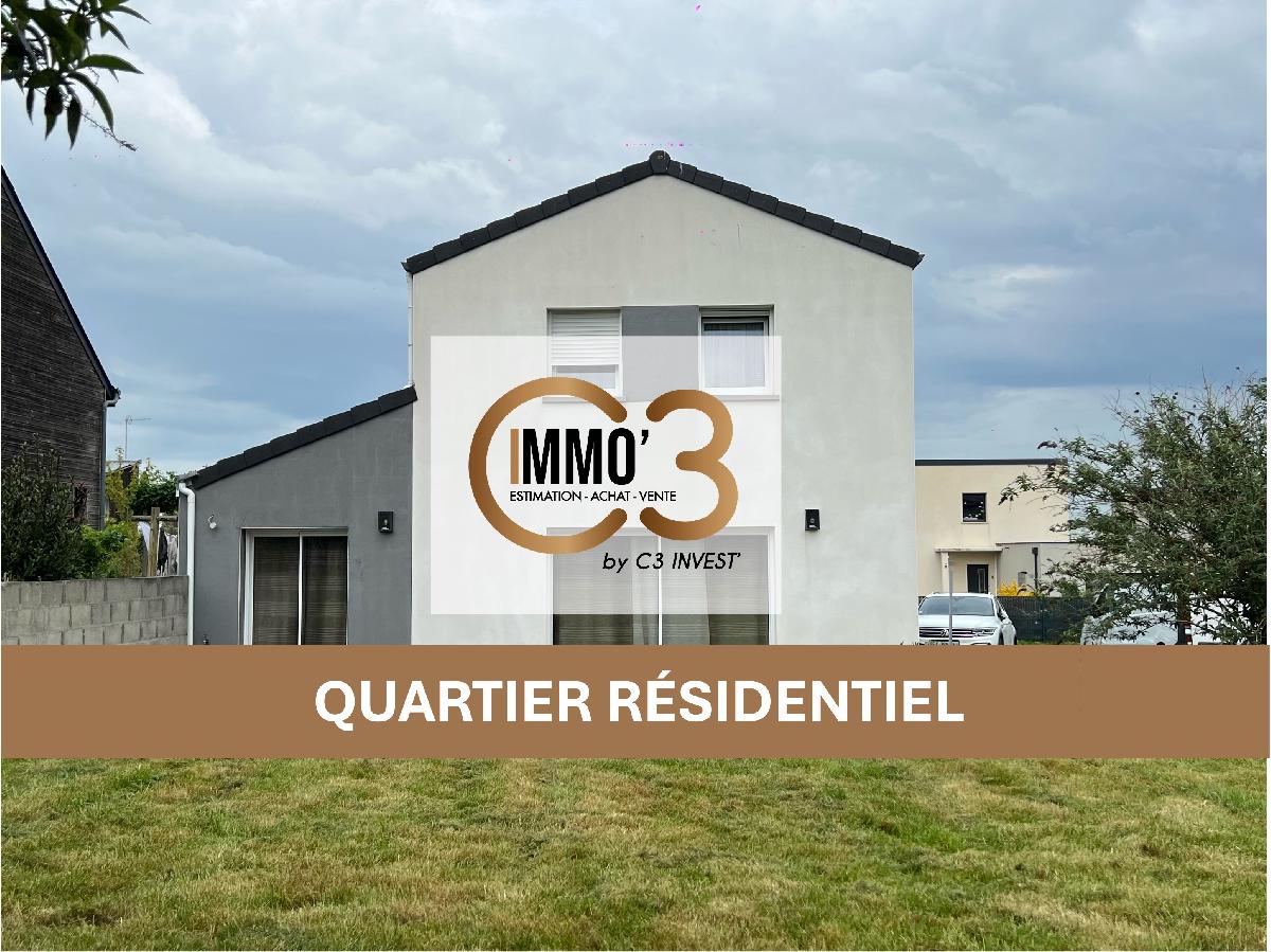 Maison récente, 2 chambres,1 bureau, avec potentiel – Couëron La Chabossière