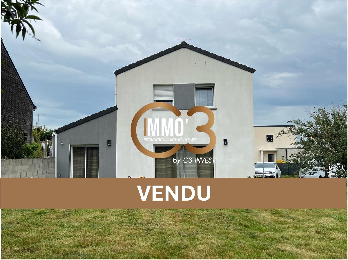 Maison récente, 2 chambres,1 bureau, avec potentiel – Couëron La Chabossière