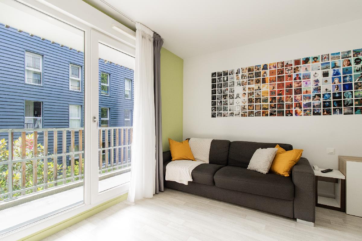 Studio meublé 21,4 m² : surface supérieure et gestion optimisée à Nantes