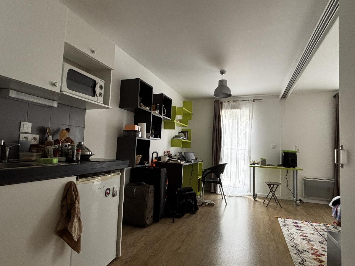 T1 bis avec parking – Résidence étudiante Montecristo, Île de Nantes