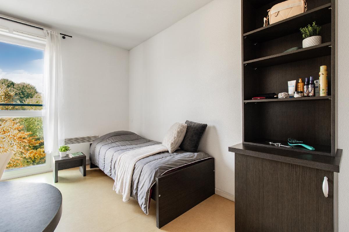 Studio étudiant à Nantes – au calme – vue arborée