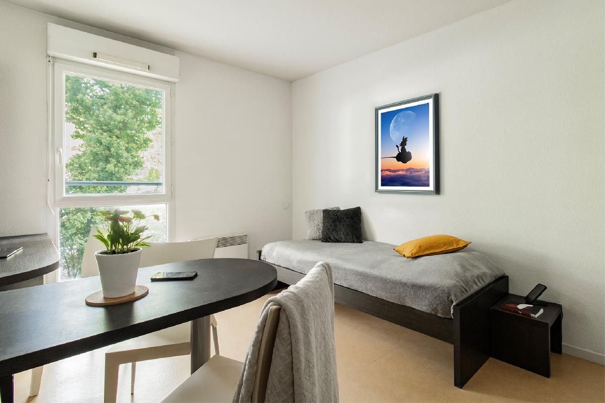 Studio à Nantes dans secteur étudiant prisé