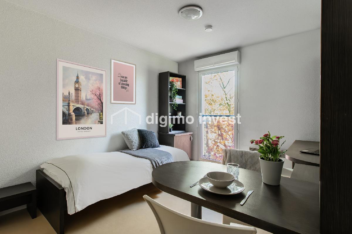Investissement locatif sécurisé – Studio meublé avec parking à Nantes