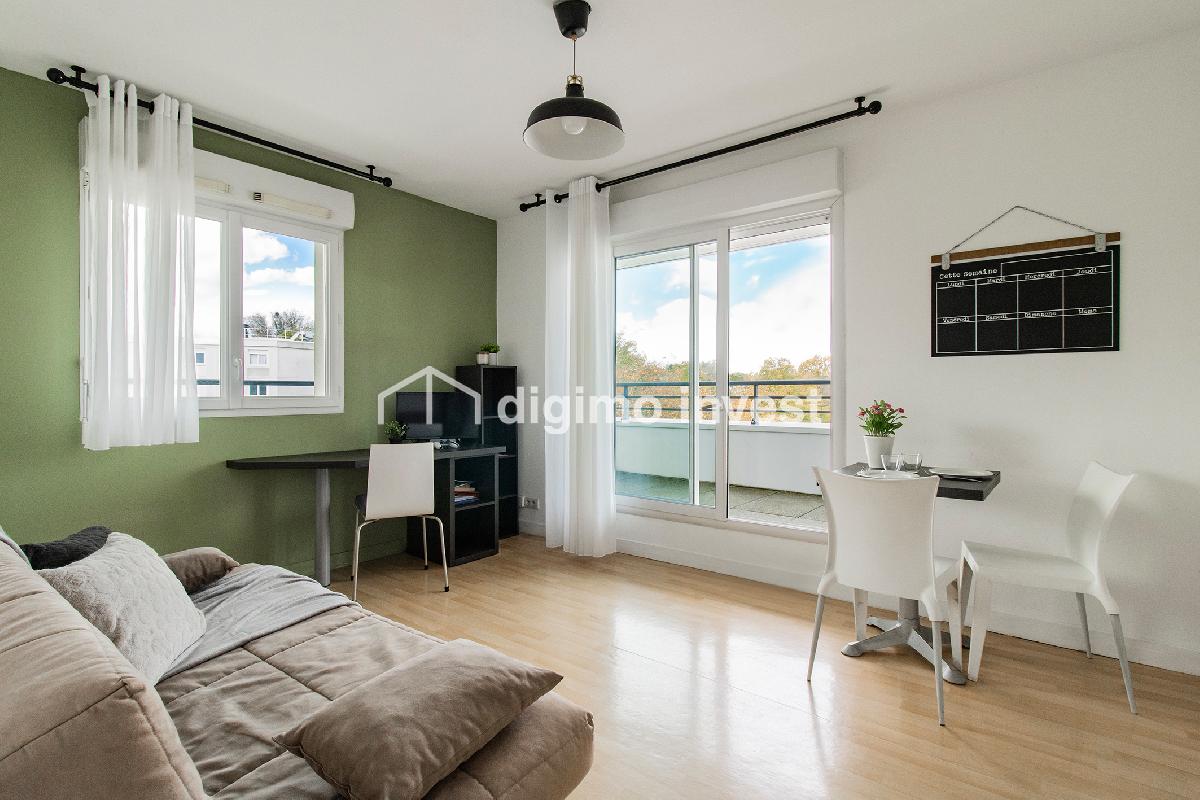 Appartement T2 avec terrasse orient&eacute;e ouest + parking