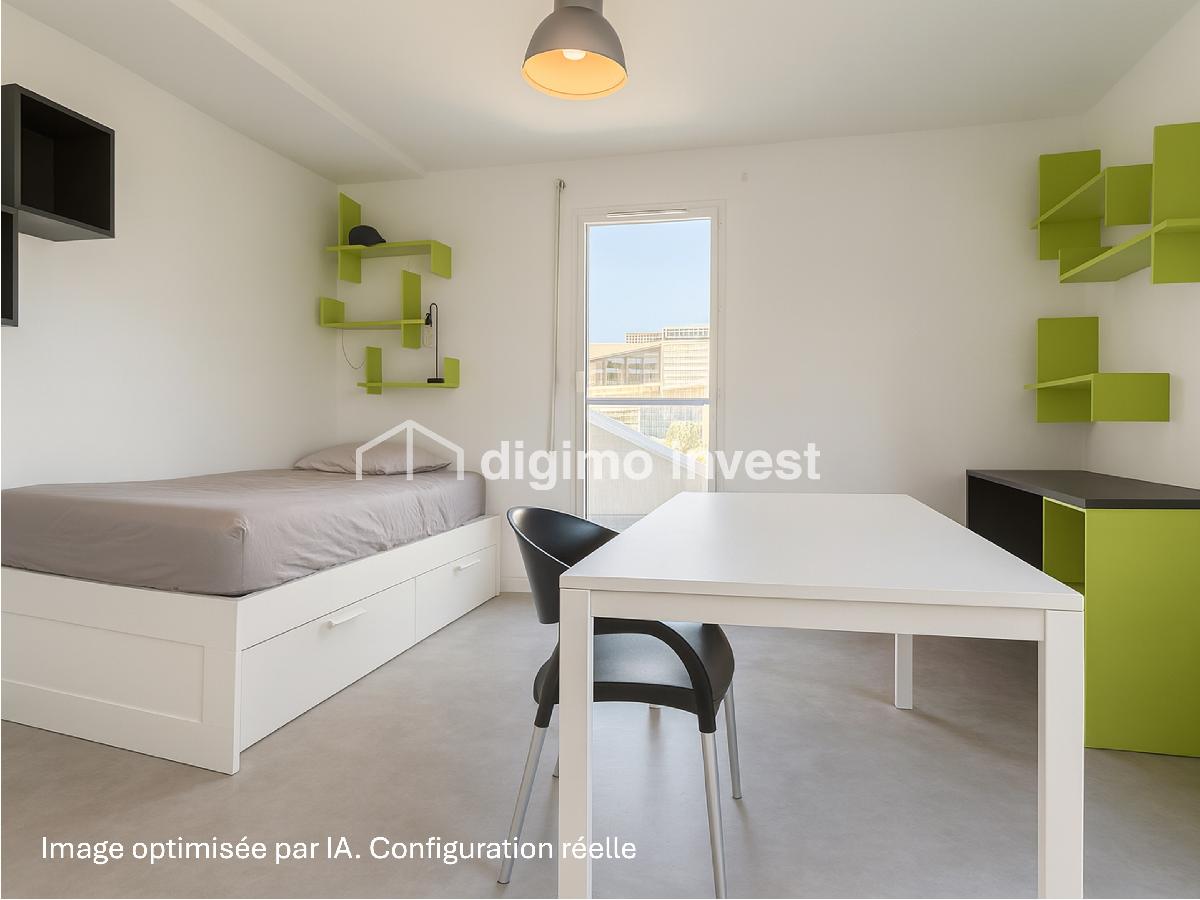 Grand T1 avec double exposition et parking sur l&rsquo;&Icirc;le de Nantes