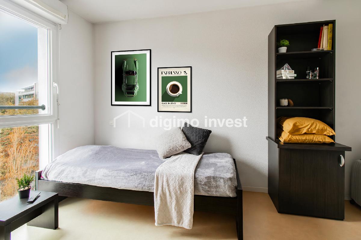 Studio tout confort avec vue d&eacute;gag&eacute;e – Au coeur d'un quartier &eacute;tudiant dynamique