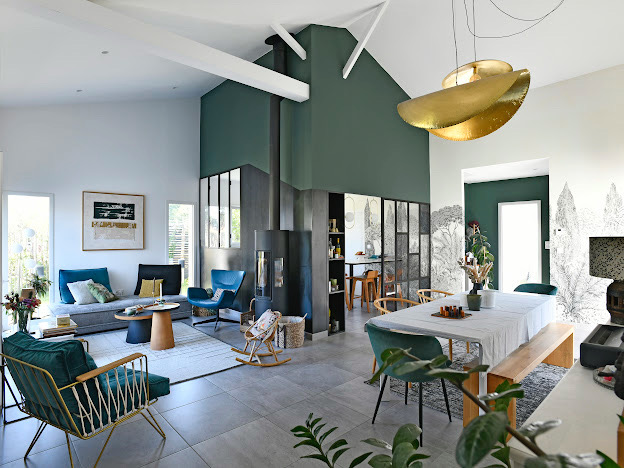 Coup de c&oelig;ur assur&eacute; pour cette maison neuve (2020) de 131 m&sup2; de plain-pied, 4 chambres, garage, jardin, dans son &eacute;crin de verdure.